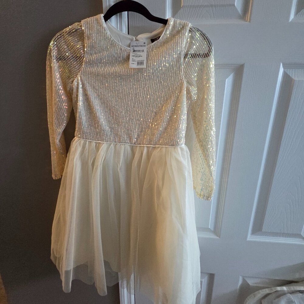 Zunie Gorgeous girls size 12 beaded formal dress